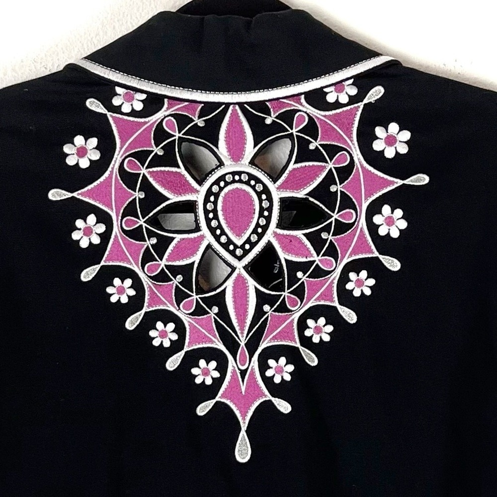 Bob Mackie Jacket XL Black - Picture 6 of 13